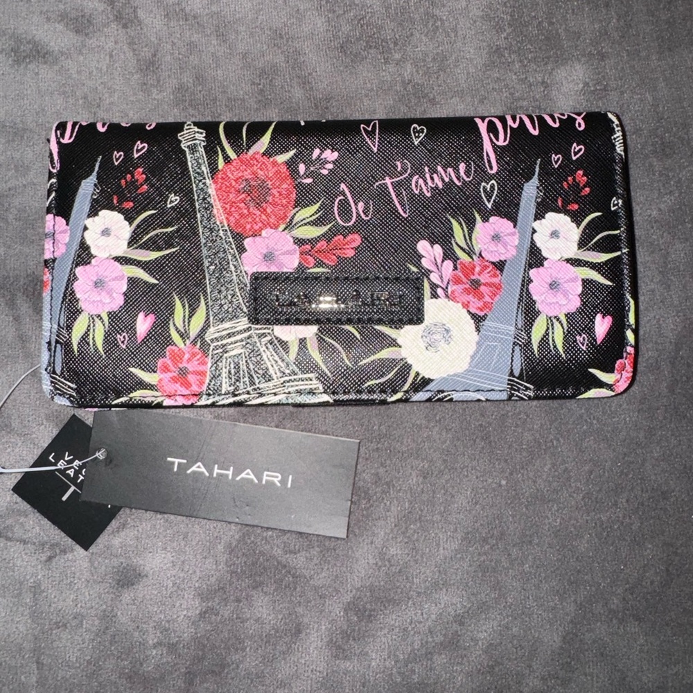 Tahari black wallet
